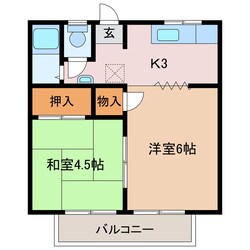 メゾン白雲の物件間取画像